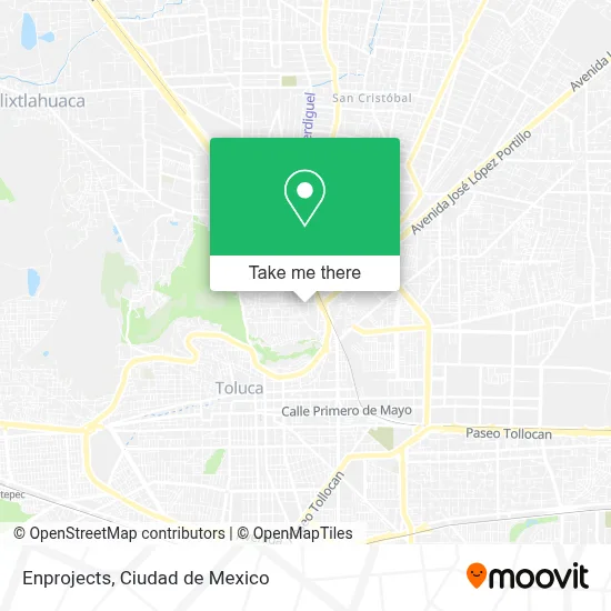 Enprojects map