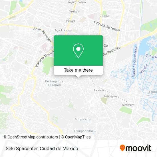 Seki Spacenter map