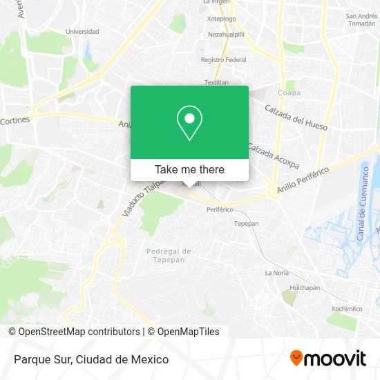 Parque Sur map