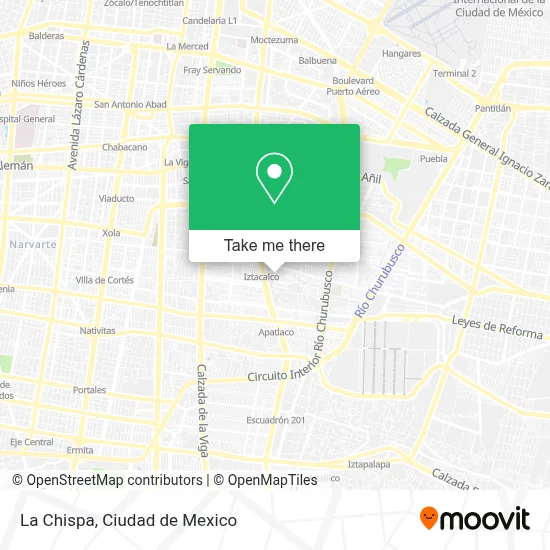 La Chispa map