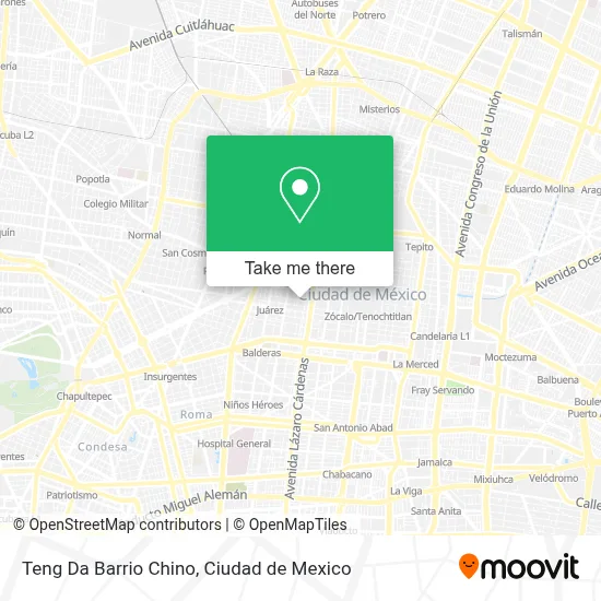 Teng Da Barrio Chino map