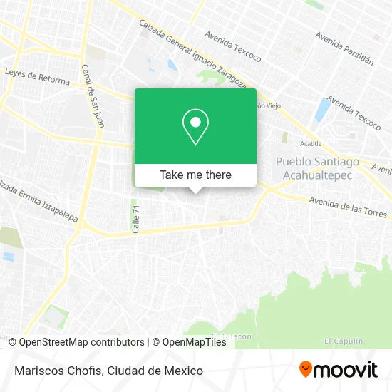 Mariscos Chofis map