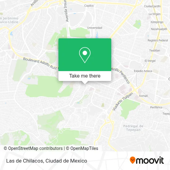 Las de Chilacos map