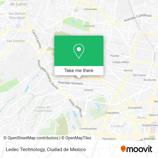 Ledec Technology map