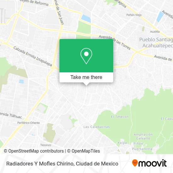 Radiadores Y Mofles Chirino map