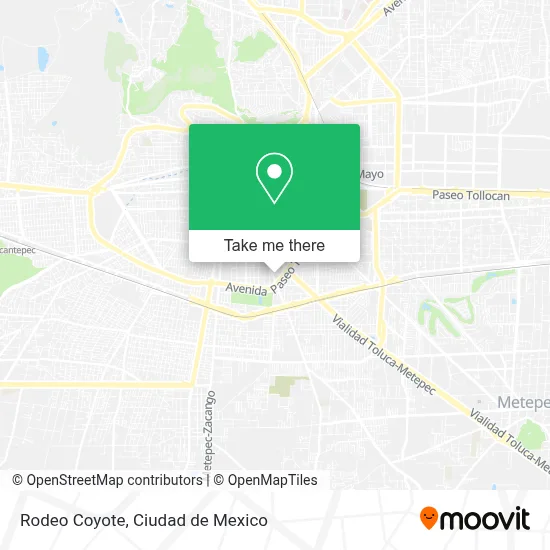 Rodeo Coyote map