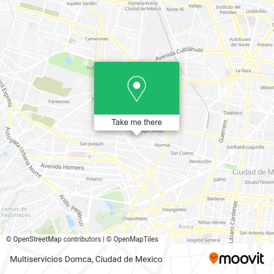 Multiservicios Domca map
