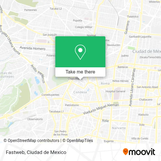 Fastweb map