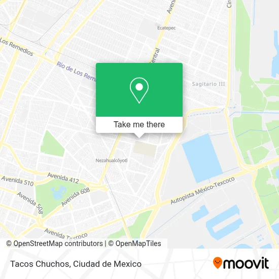 Tacos Chuchos map