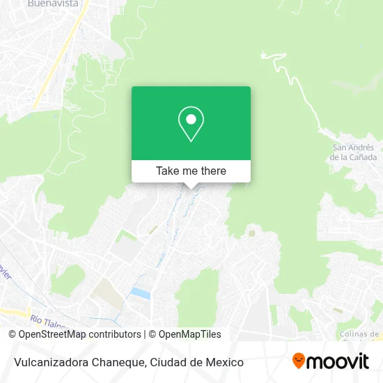 Vulcanizadora Chaneque map