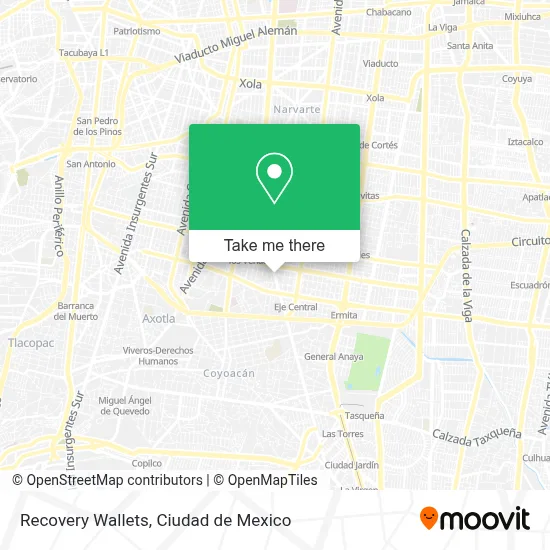 Recovery Wallets map