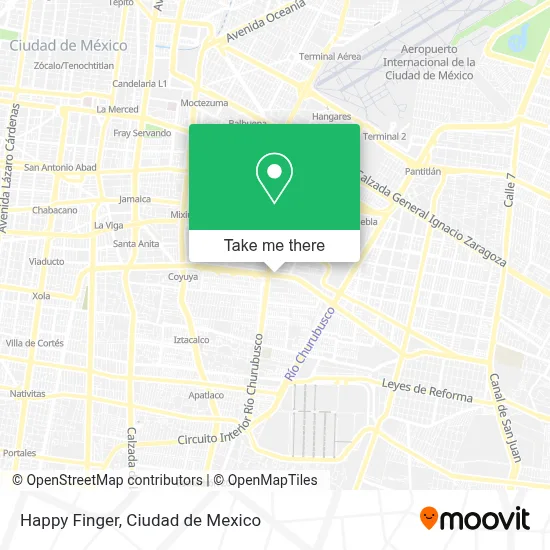 Happy Finger map