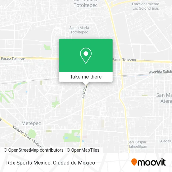Rdx Sports Mexico map