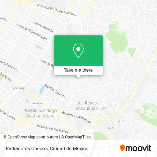 Radiadores Checo's map