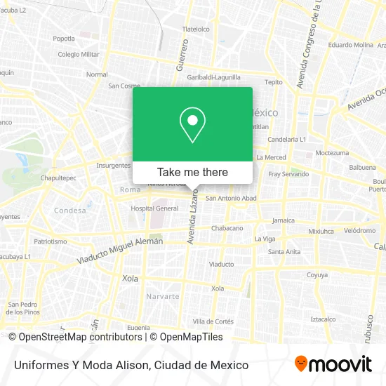Uniformes Y Moda Alison map