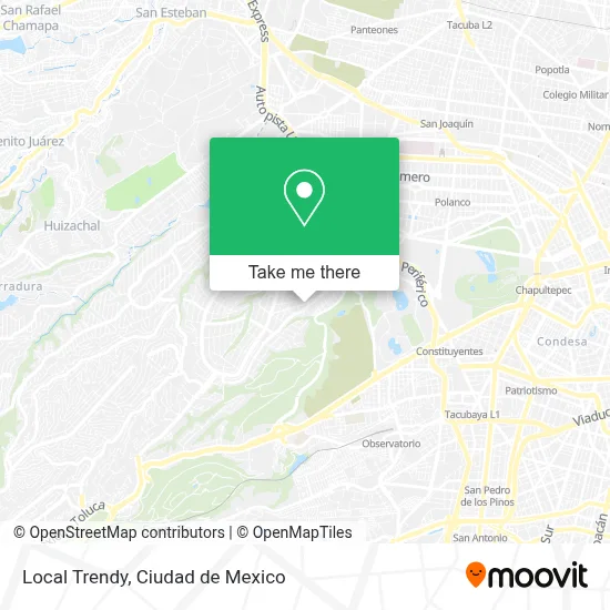 Local Trendy map