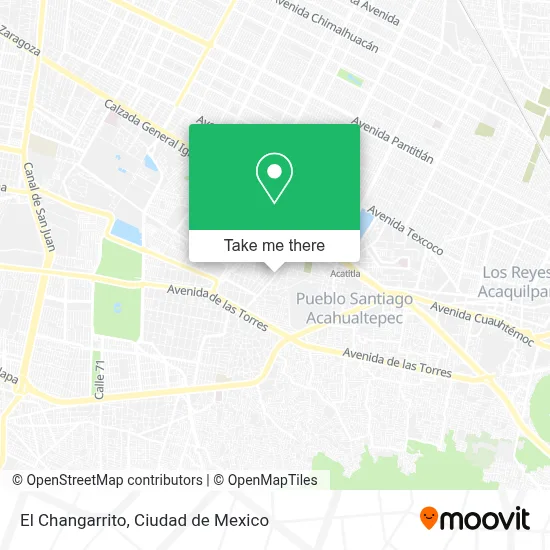 El Changarrito map