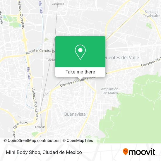 Mini Body Shop map