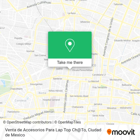Venta de Accesorios Para Lap Top Ch@To map