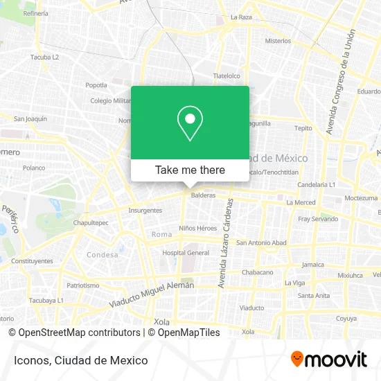 Iconos map