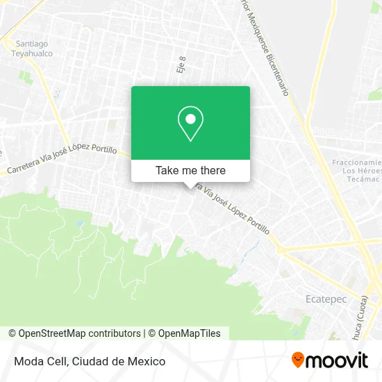 Moda Cell map
