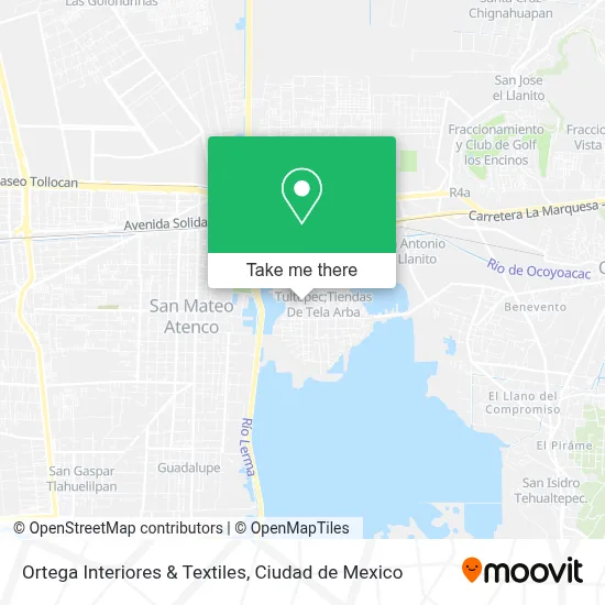 Ortega Interiores & Textiles map