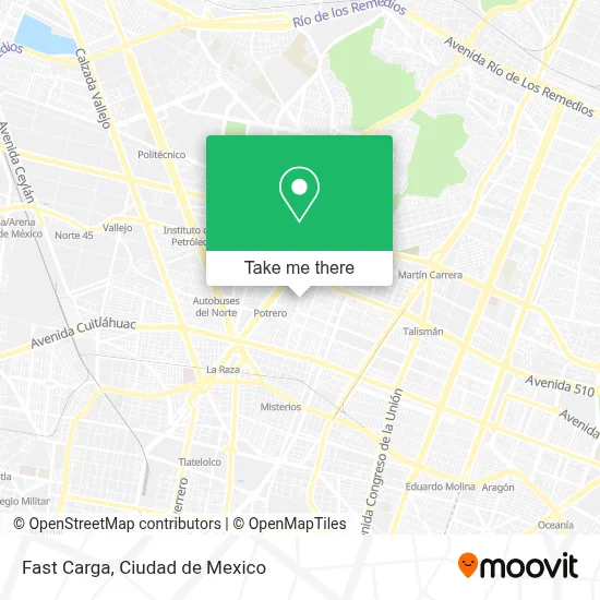 Fast Carga map