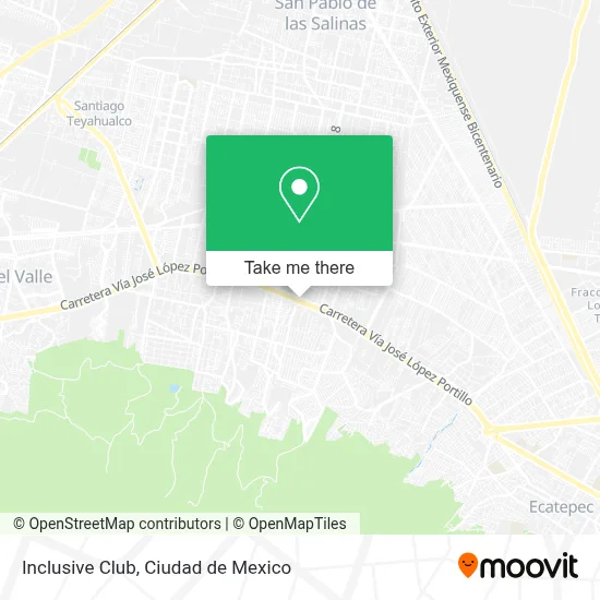 Inclusive Club map