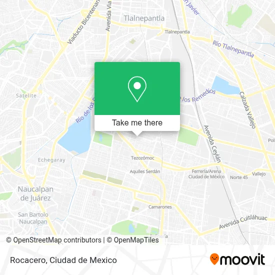 Rocacero map