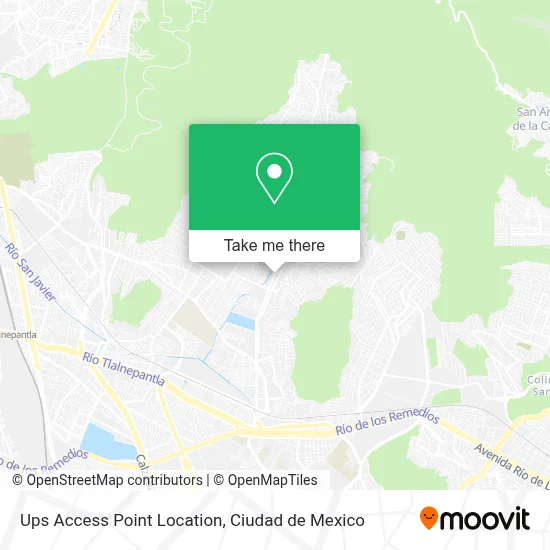 Ups Access Point Location map