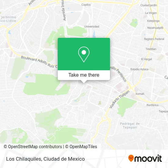 Los Chilaquiles map
