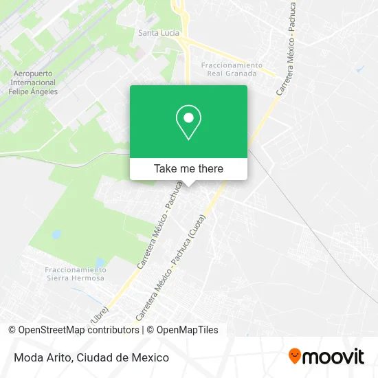 Moda Arito map