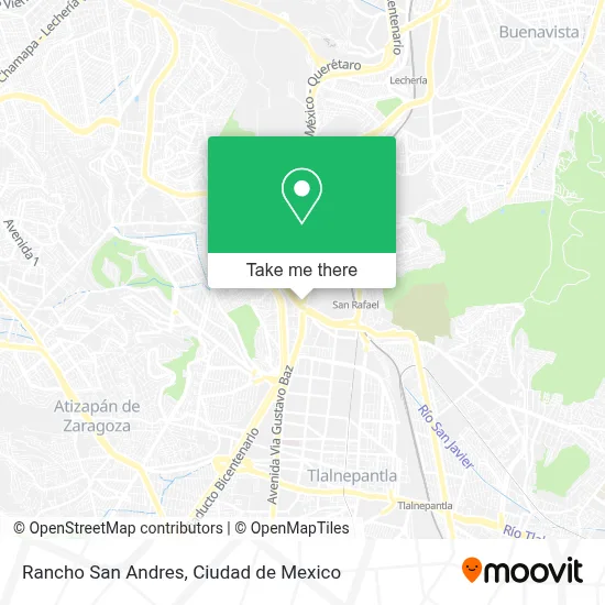 Rancho San Andres map