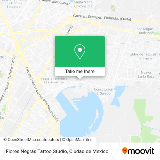 Flores Negras Tattoo Studio map