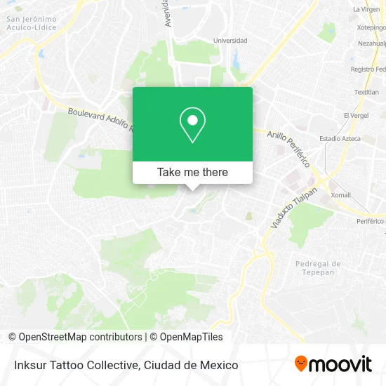 Inksur Tattoo Collective map