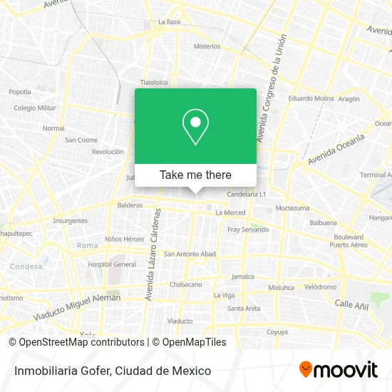 Inmobiliaria Gofer map