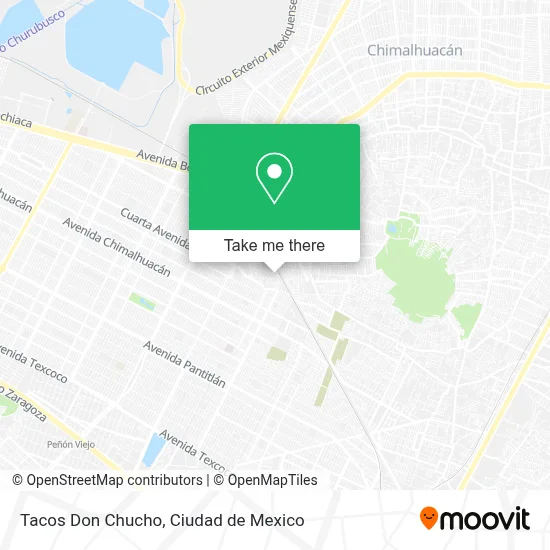 Tacos Don Chucho map