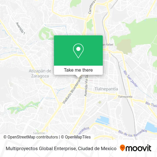 Multiproyectos Global Enterprise map
