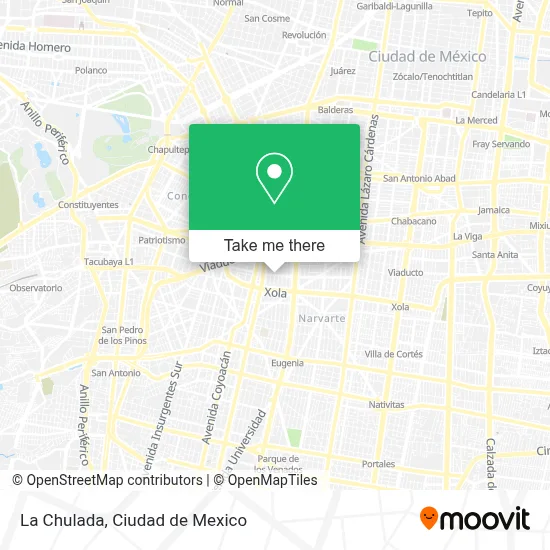 La Chulada map