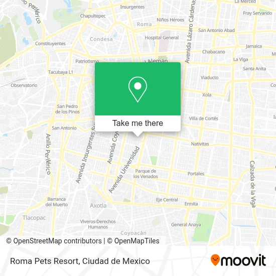 Roma Pets Resort map