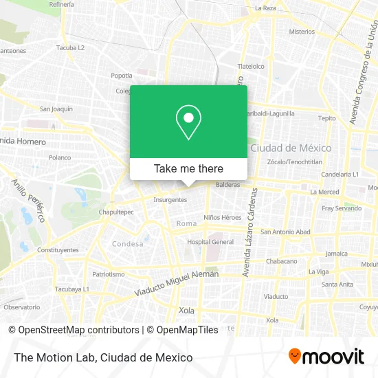 The Motion Lab map