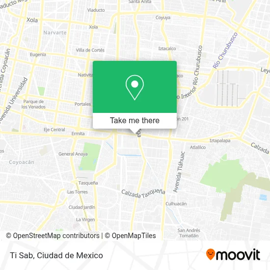 Ti Sab map