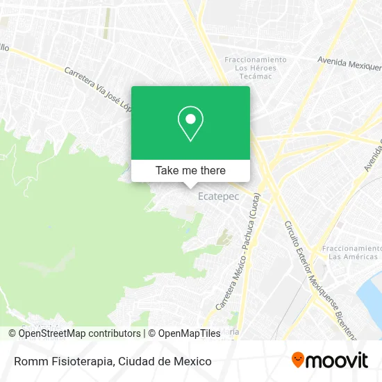 Romm Fisioterapia map