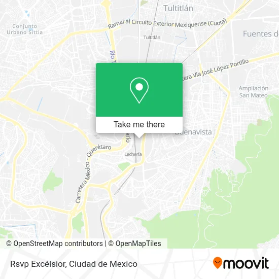 Rsvp Excélsior map
