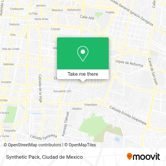 Synthetic Pack map