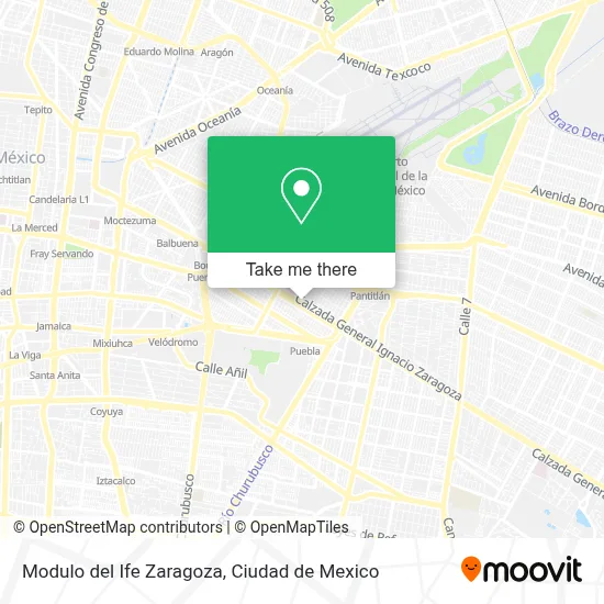 Modulo del Ife Zaragoza map