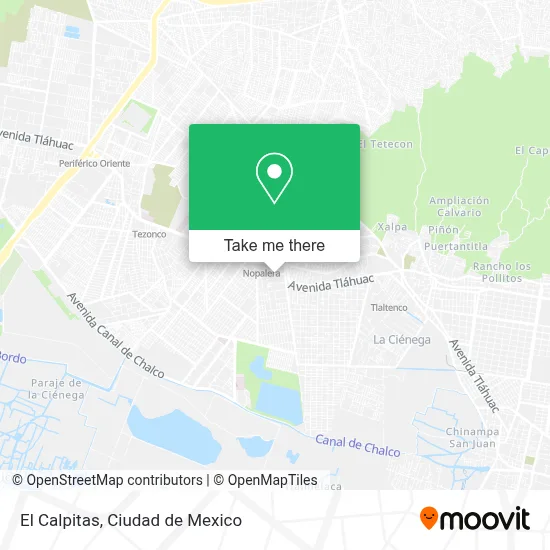 El Calpitas map