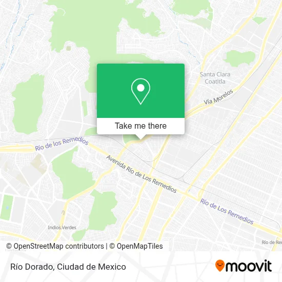 Río Dorado map