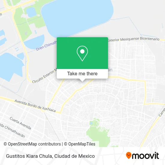 Gustitos Kiara Chula map
