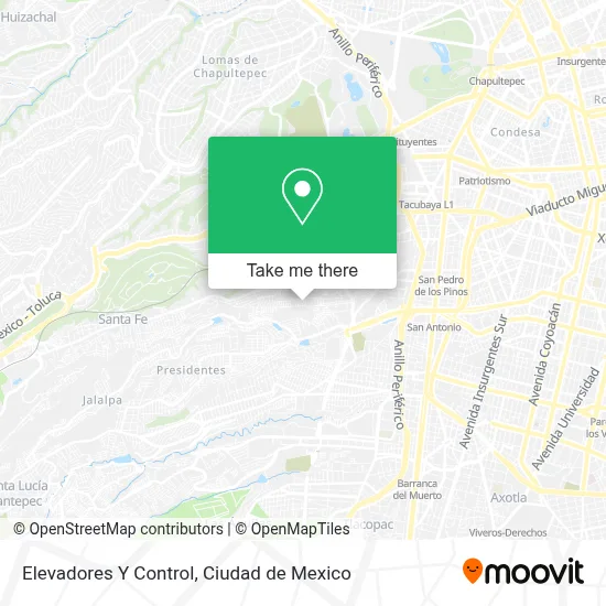 Elevadores Y Control map